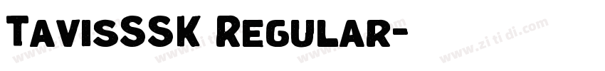 TavisSSK Regular字体转换 TavisSSK Regular字体转换